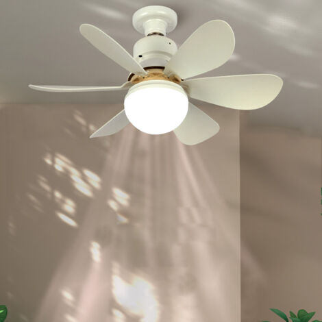 Eosnow Ventilateur de plafond avec télécommande, température de couleur réglable, intensité variable, 3 vitesses de ventilation, minuterie 1 h/2 h/4 h (1/5)