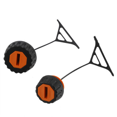 Eosnow,2 pièces bouchon de gaz pour STIHL 028 038 020 021 023 024 025 026 034 036 048 bouchon de mazout pièces de trononneuse (1/5)
