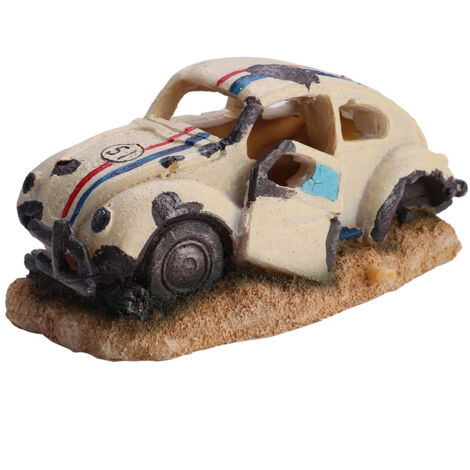 Accessoire de décor d'ornements d'aquarium de voiture de berline de voiture de berline de résine de simulation durable (1/5)