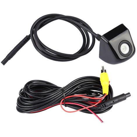 Eosnow Caméra de recul CCD pour voiture, caméra de recul pour stationnement, étanche, noire