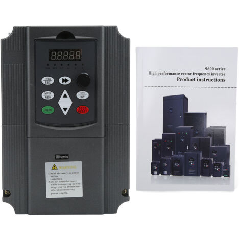 Eosnow NFLIXIN Onduleur à fréquence variable 11 kW, contrleur de vitesse du moteur, convertisseur de fréquence monophasé 220 V à triphasé 0-380 V (1/5)
