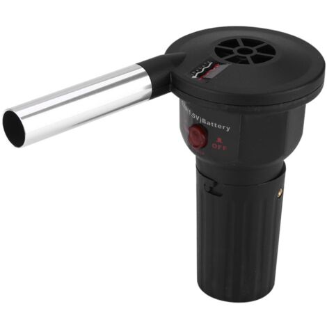 Eosnow Ventilateur portatif alimenté par batterie pour barbecue pour camping en plein air, pique-nique, barbecue à charbon