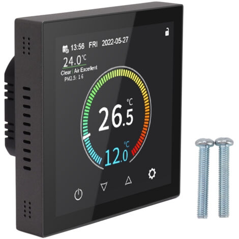 Eosnow Thermostat numérique WIFI précis, haute résolution, bon ignifuge, intelligent pour la maison, la pièce et le bureau, 90 à 240V (1/5)