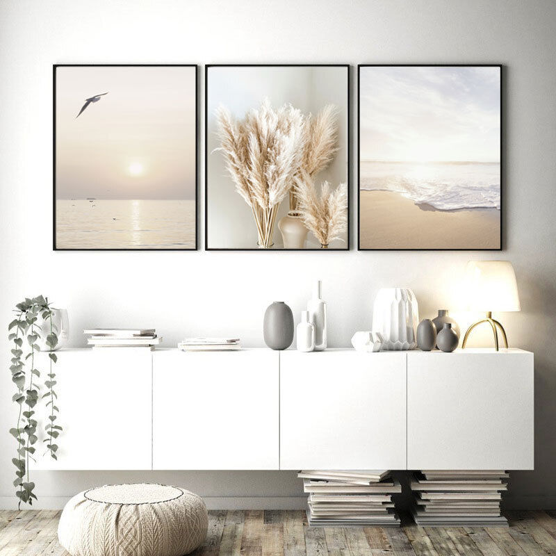 Lot De 3 Posters Déco Paysage Méditerranéen - 40x50cm - Décoration Murale Salon Chambre - Sans Cadre - 2