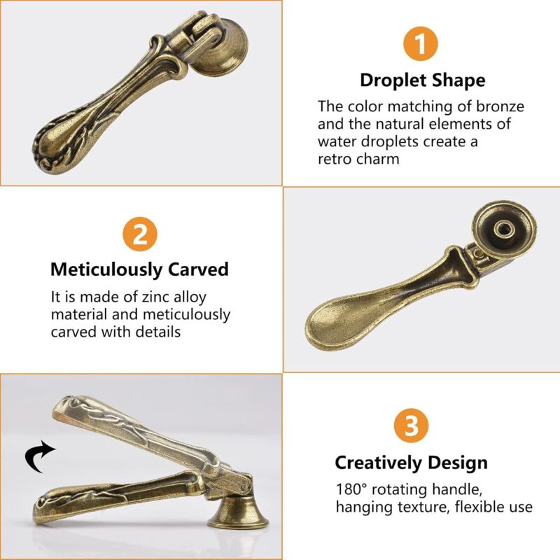 Œillets Métalliques Plaqués Avec Outils - Lot De 240 (or, Argent, Bronze, Gris), Pour Vêtements, Sacs, Artisanat - 8