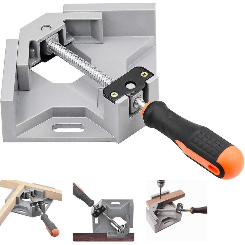 Pince à Angle Droit Réglable Pour Soudure Et Travail Du Bois - Réglable Jusqu'à 180°, Serrage 1-40mm
