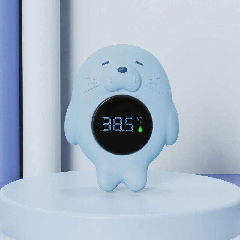 Thermomètre De Bain Bébé Numérique Étanche - Sonde Flottante Avec Écran LED - Température Eau Idéale - 7