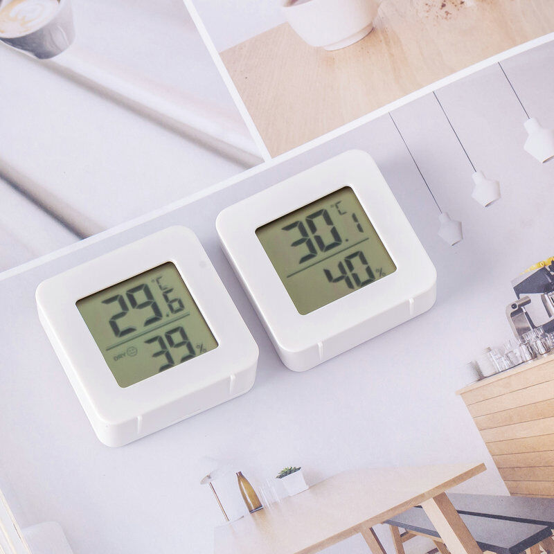Thermomètre Hygromètre Numérique Vemfay - écran LCD 3,7 Pouces - Indicateur Confort - Pour Intérieur