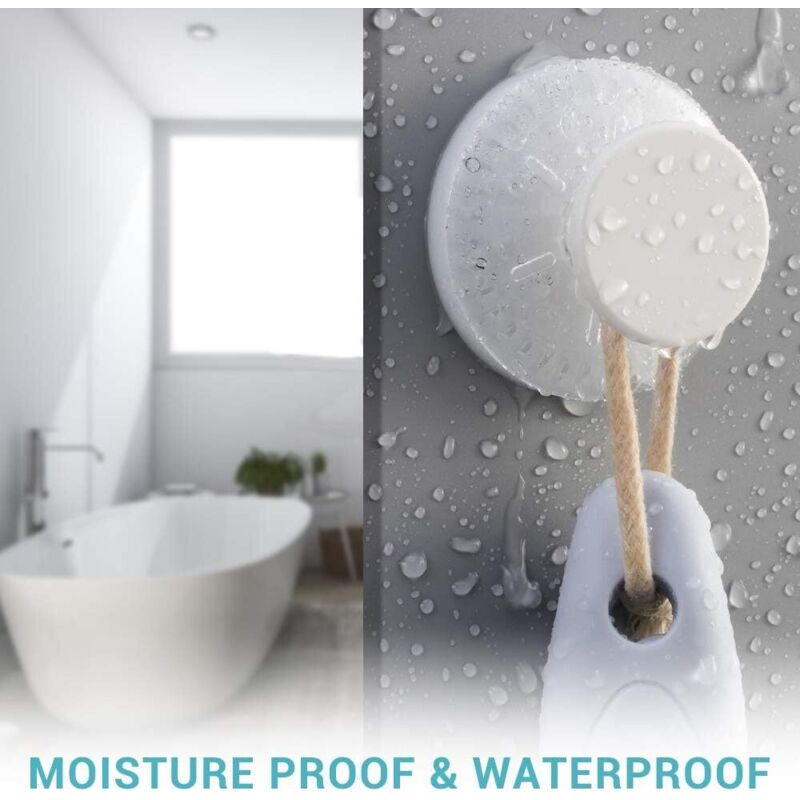 Crochets de Ventouse Porte-Serviettes de Douche Porte-Serviettes de Bain Amovible Loofah Crochets de Ventouse Porte-Serviettes de Douche Porte-Serviettes de Bain Amovible Loofah