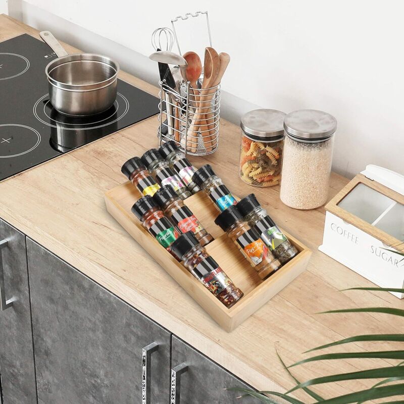 Fuxunamz Rangement Épices Cuisine Étagère Acrylique Transparente pour Tiroirs, 4 Pièces Combinables Étiquetées Fuxunamz Rangement Épices Cuisine Étagère Acrylique Transparente pour Tiroirs, 4 Pièces Combinables Étiquetées