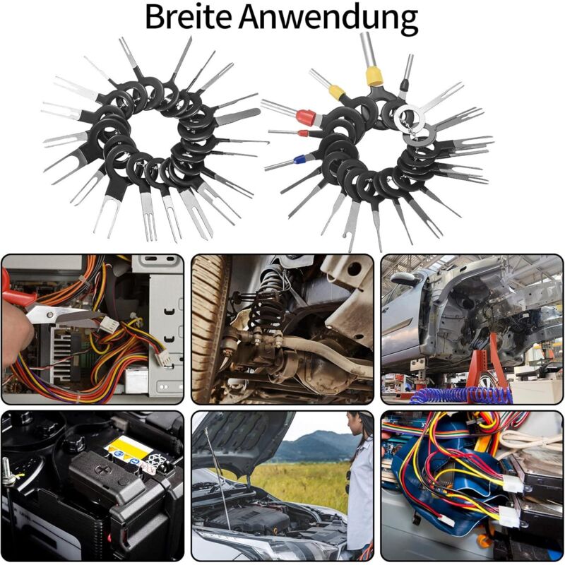 Kit 14 Pièces Extracteur De Broches Pour Câblage Auto – Outil De Déconnexion Fil Voiture