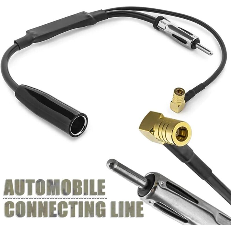 Amplificateur Antenne DAB+/FM Pour Autoradio - Splitter, Compatible Sony, Pioneer, JVC, Kenwood…