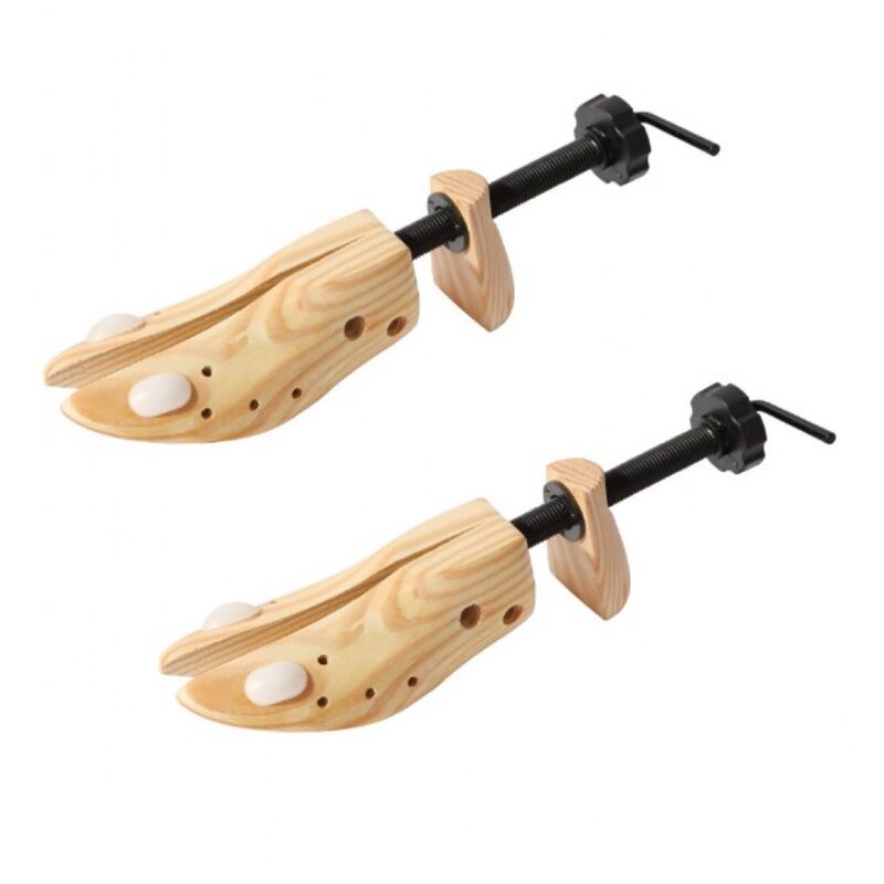 Paire D'embauchoirs En Bois De Pin Pour Chaussures - Maintien De La Forme, Absorption Humidité, Unisexe