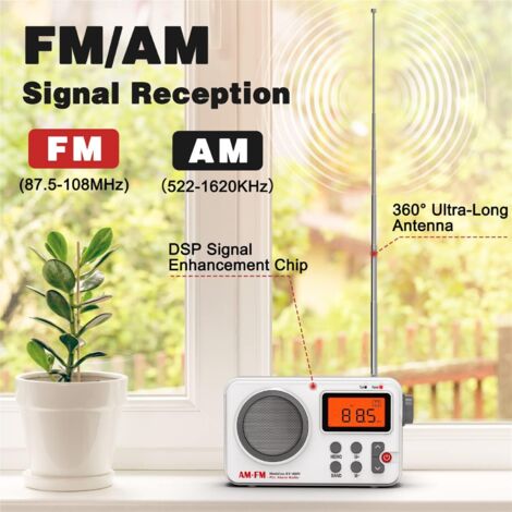 Radios Portables Am Fm, Am Fm Radio Am 520 À 1710 Khz Pour Le Camping - 4