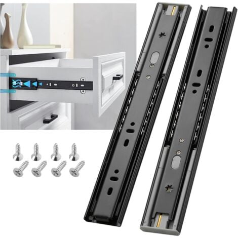 Chibery Lot De 6 Paires De Glissières De Tiroir à Montage Latéral De 40