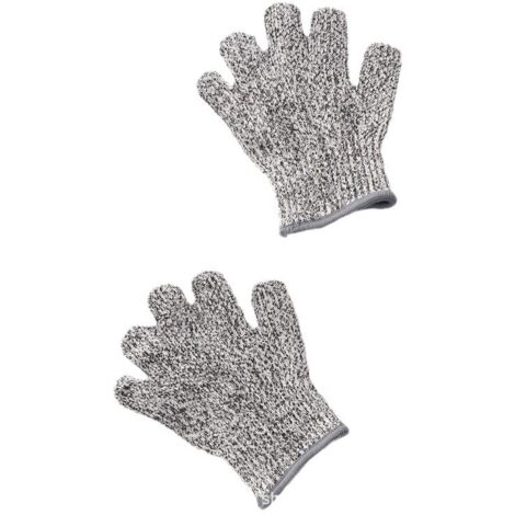 1 paire de gants anti-coupures de 18 cm pour enfants, le plus haut