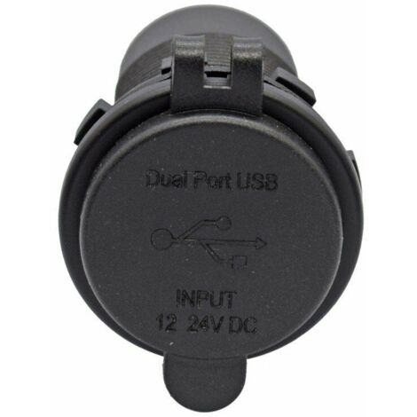Double prise USB 12V24V PD30 et QC30 prise de charge rapide pour voiture avec interrupteur de