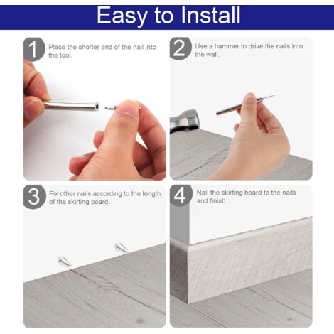 50 PièCes SéRies Clous Couture Vis à Double TêTe En Bois