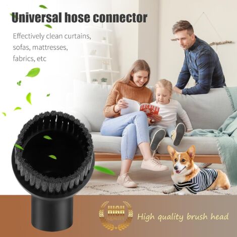 Brosse Douce Pour Aspirateur - Compatible 35 Mm, Idéale Pour Meubles Et Surfaces Délicates