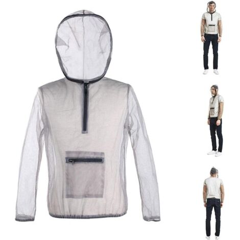 Homme Sweat à capuche Gris foncé manche longue Top Tenue de golf