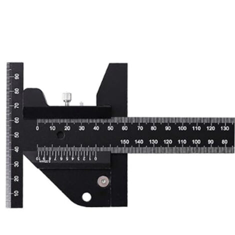 Règle Aluminium Angle Droit Règle En Aluminium à Angle Droit - Type T - Pour Marquage Bois Et Verre - Précision 1 Mm Outil Menuiserie Précision