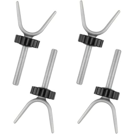 Barriere De Securite Enfant Sans Percage Tige Filetée M10 Noir Ruban)4 Pièces Boulons Barrières, Pression Porte Bébé Filetée, Tige Filetée Pression Barrière Escalier Barriere Chien