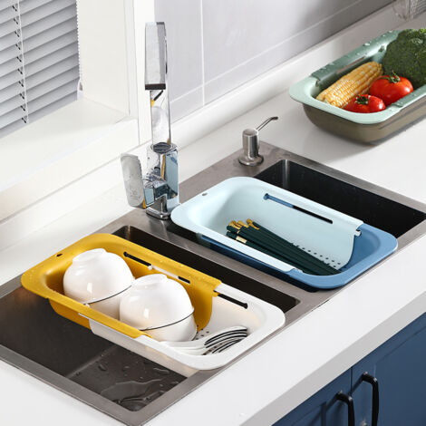 Passoire Extensible Pour Évier 5five - Gris, Dimensions 34.4 X 6.5 X 20 Cm - 14