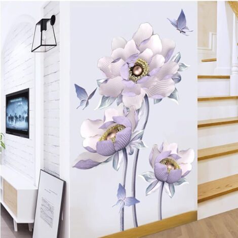 Acheter Autocollant De Porte De Fleur De Perle Archaïque, Porte Coulissante De Chambre à Coucher, Salle De Bain, Salon, Décoration De Porte, Autocollants Ménagers Auto-adhésifs Et Amovibles