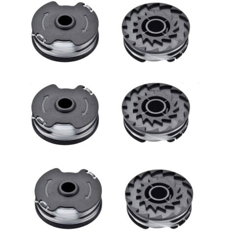 Bobine de fil pour Parkside PRTA 20-Li A1 / B2 / C3 Bobines de Fil de Rechange pour débroussailleuse sans fil LIDL Parkside PRTA 20-Li A1 / B2 / C3, PRT 300 A1, PRT 550 A1 / A3 (6pcs) (1/4)
