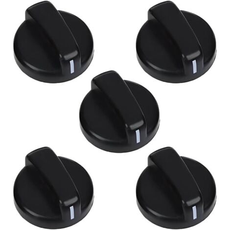 Zwenjuan Bouton Plaque De Cuisson,4pcs Boutons De Commande Universels,Bouton De Cuisinière,Bouton Pour Réchaud à Gaz,pour Presque Toutes Les Cuisinières, Plaques De Cuisson,Four,Cuisinière à Gaz