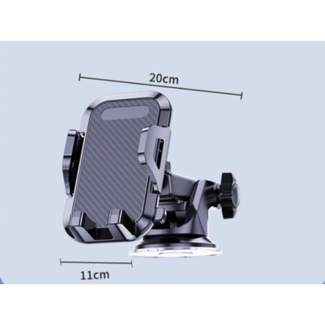 Support Téléphone Voiture Rotatif 360° - Porte Téléphone Aération Compatible Étuis Épais, Pour IPhone Android 4-7.1 Pouces