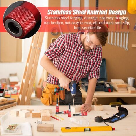 Lumi Zenva Porte-embouts à Changement Rapide 3 Pièces 1/4'' 60 Mm Porte