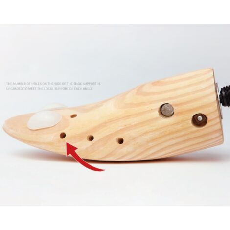 Embauchoirs En Bois De Pin Pour Chaussures 41-46 - Élargisseur Réglable Longueur/largeur