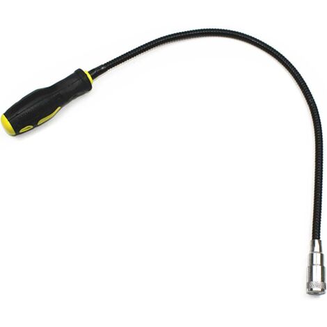 Cric Magnétique Flexible 64 Cm - Aimant 7 Mm, Force 500 G - Pour Ramasser Vis, écrous Dans Les Endroits Difficiles