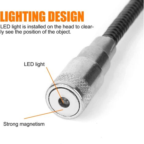 Aimant de Tige Flexible Portable de 580 Mm, Pliable Aimant de ...