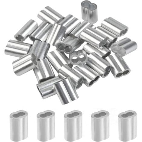 Manchons Aluminium 300 Pour Câble - Ferrules à Double Embouts M1.2