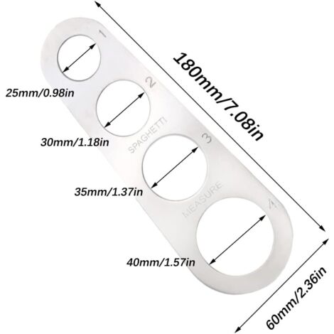 Mesureur De Pâtes 4 Portions De Haute Qualité Mesureur De Pâtes Durable