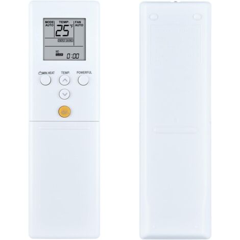 Qiilu Télécommande de climatiseur pour Fujitsu Télécommande de rechange