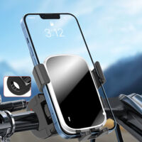 Lamicall Support Téléphone Vélo, Support Téléphone Moto - Support Pour Guidon, 360° Rotation