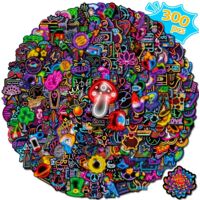 60 Autocollants Coralins Vinyle Imperméables - Stickers DIY Pour Fête, Scrapbooking, Ordinateur Et Skateboard