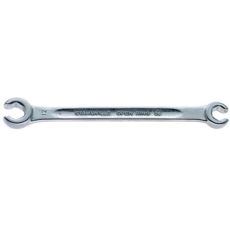 Stahlwille 24a 1/2 x 9/16 Offene Doppelringschlüss el, abgewinkelt, OPEN-RING (1/2)