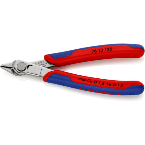 KNIPEX 78 13 125 SB Electronic Super Knips® mit Mehrkomponenten-Hüllen 125 mm