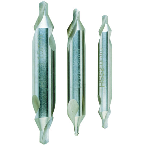 Proxxon Zentrierbohrersatz, 3-tlg., DIN 333, HSS (2,0 - 2,5 - 3,15 m) (1/2)