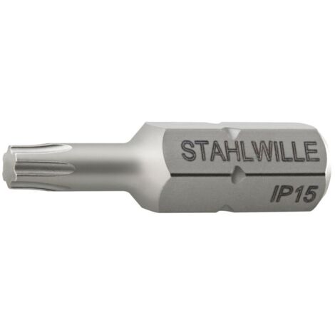 Stahlwille Bit-Schraubendrehereinsatz Außen-6kant C 6,3mm L.25mm Nr. 1440 IP 10 (1/3)