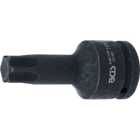 BGS 6185-T100 Kraft-Bit-Einsatz, Länge 100 mm, Ant rieb Innenvierkant 20 mm (3/4"), T-Profil (für Tor (1/3)