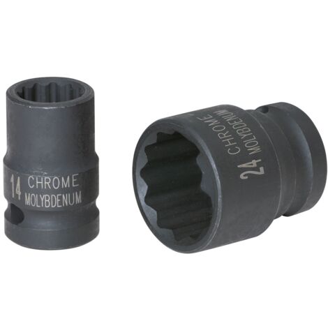 KS-Tools 515.0934 1/2" Kraft-Stecknuss 12kt 15/16" kurz