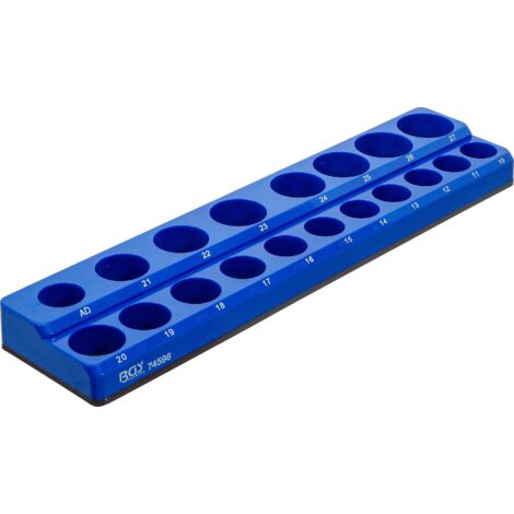 BGS 74598 Kunststoffhalter für Steckschlüssel-Eins ätze, magnetisch, 12,5 mm (1/2") (1/4)
