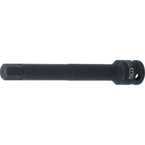 BGS 5490-H14 Kraft-Bit-Einsatz, Länge 150 mm, Antr ieb Innenvierkant 12,5 mm (1/2"), Innensechskant 1 (1/3)