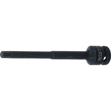 BGS 5490-H8 Kraft-Bit-Einsatz, Länge 150 mm, Antri eb Innenvierkant 12,5 mm (1/2"), Innensechskant 8 (1/3)