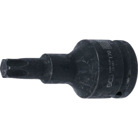 BGS 6185-T70 Kraft-Bit-Einsatz, Länge 100 mm, Antr ieb Innenvierkant 20 mm (3/4"), T-Profil (für Torx (1/3)